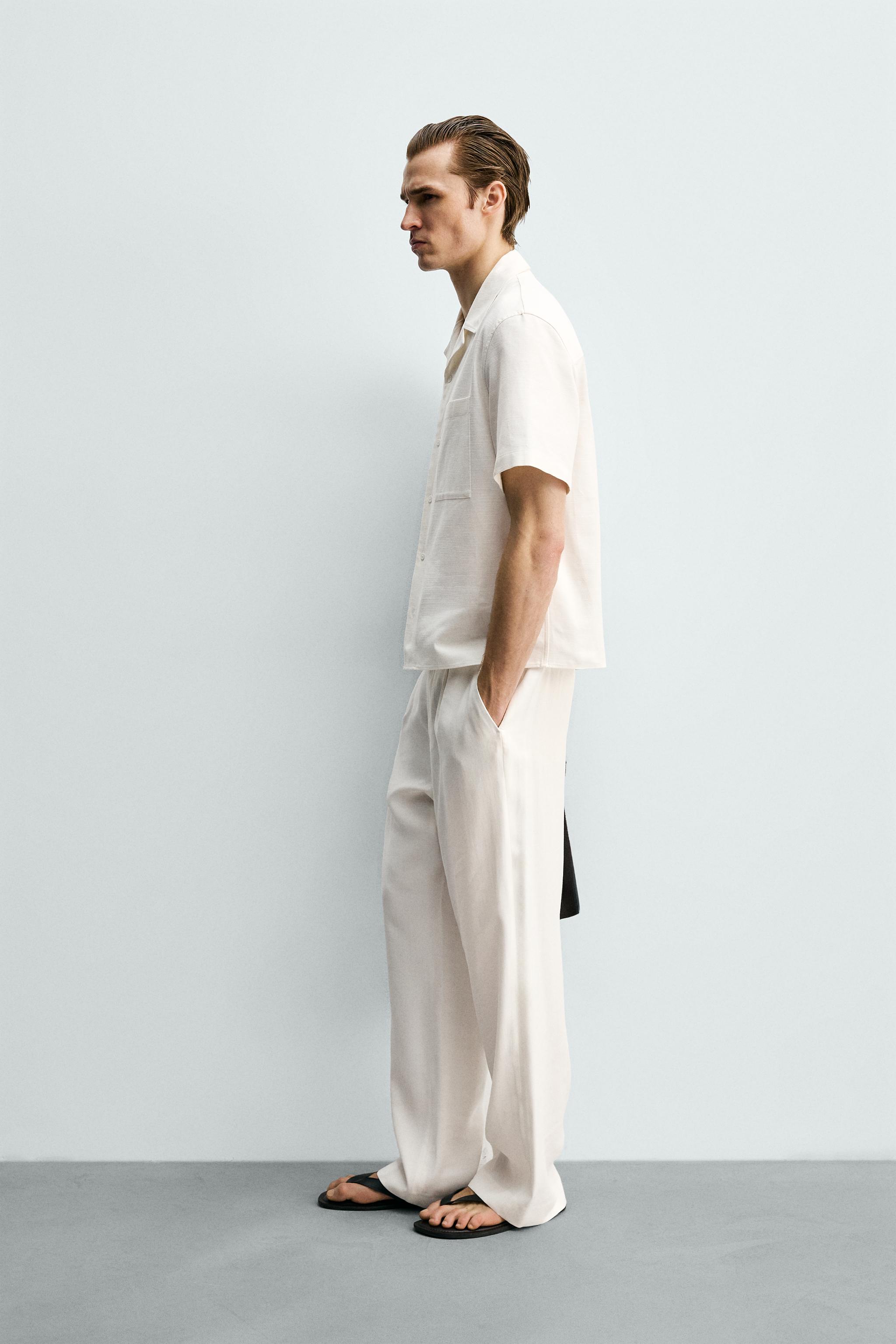 BOXY FIT TEXTURED SHIRT